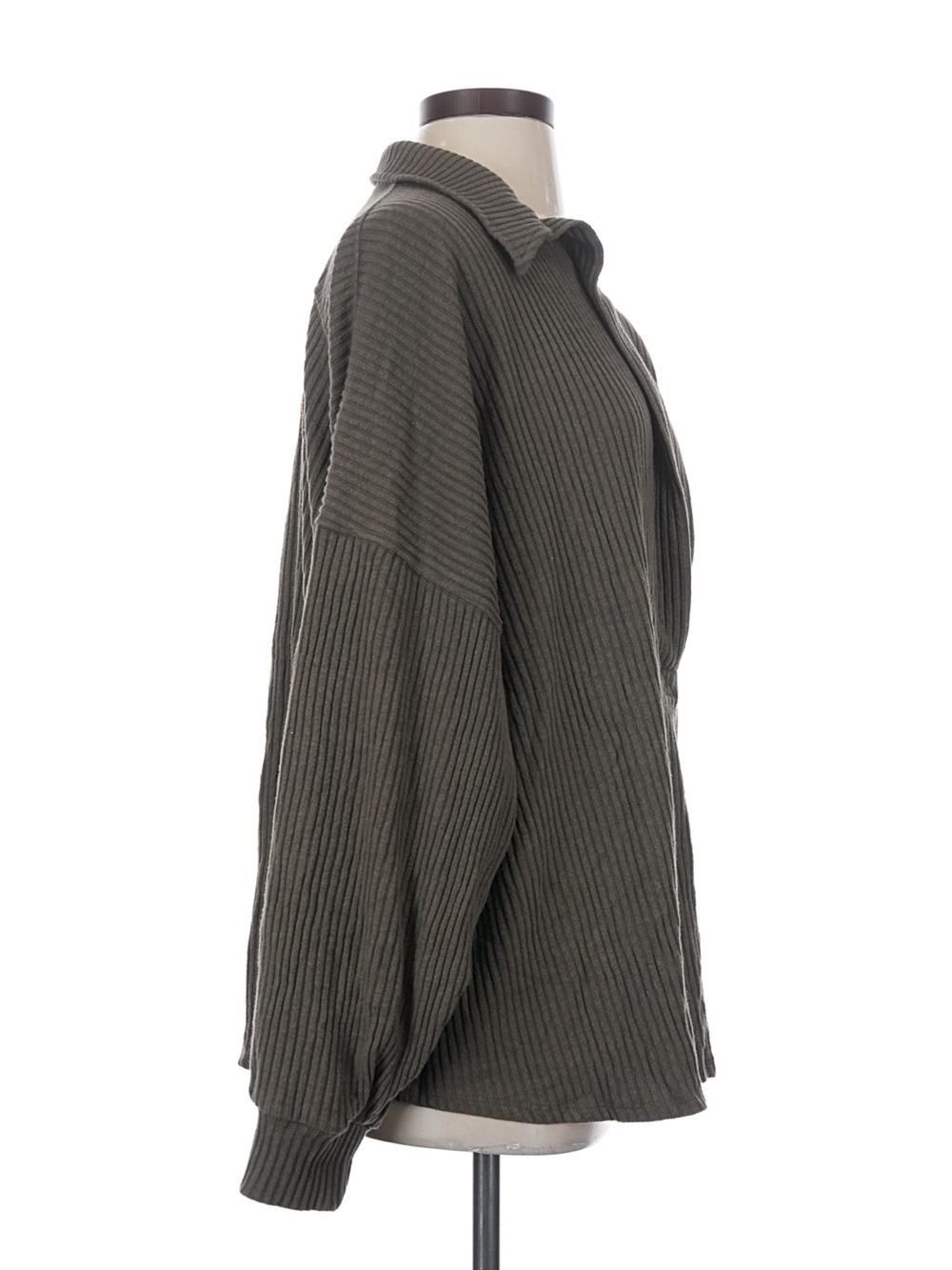 Joah Brown Deep V Pullover - Picture 8 of 11